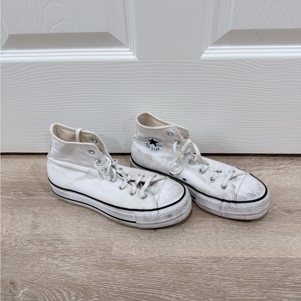 White High-Top Converse